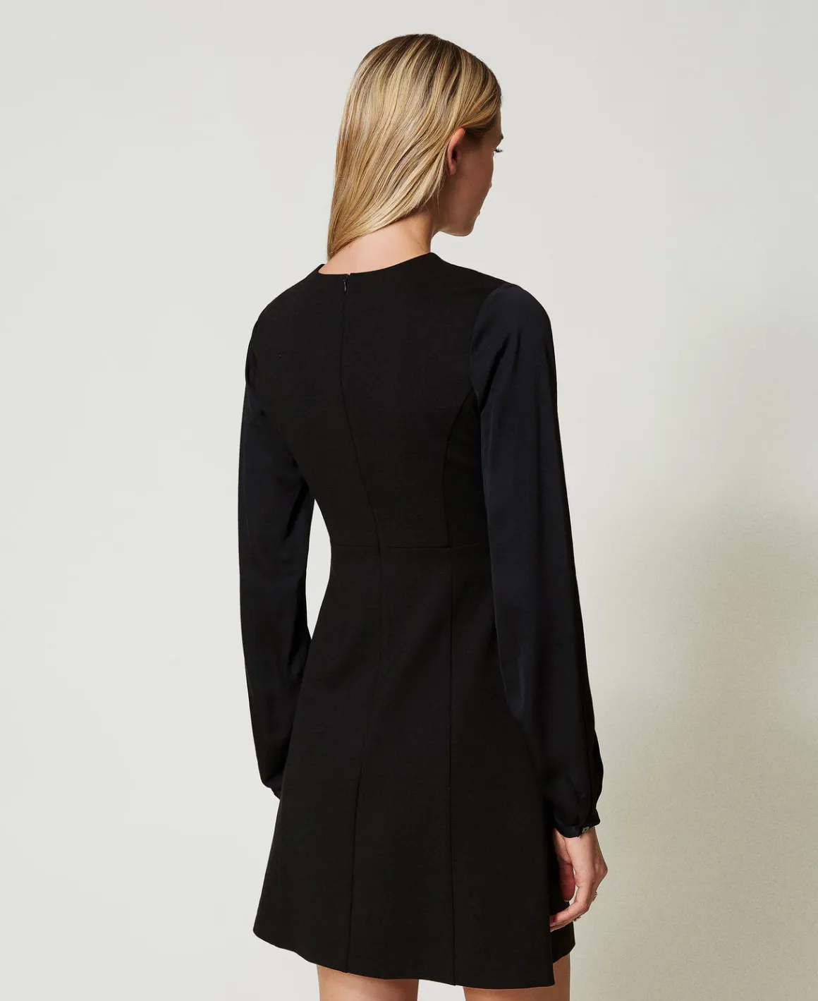 TWINSET Milano Abito Corto Con Fiocco E Oval T | Vestiti Corti