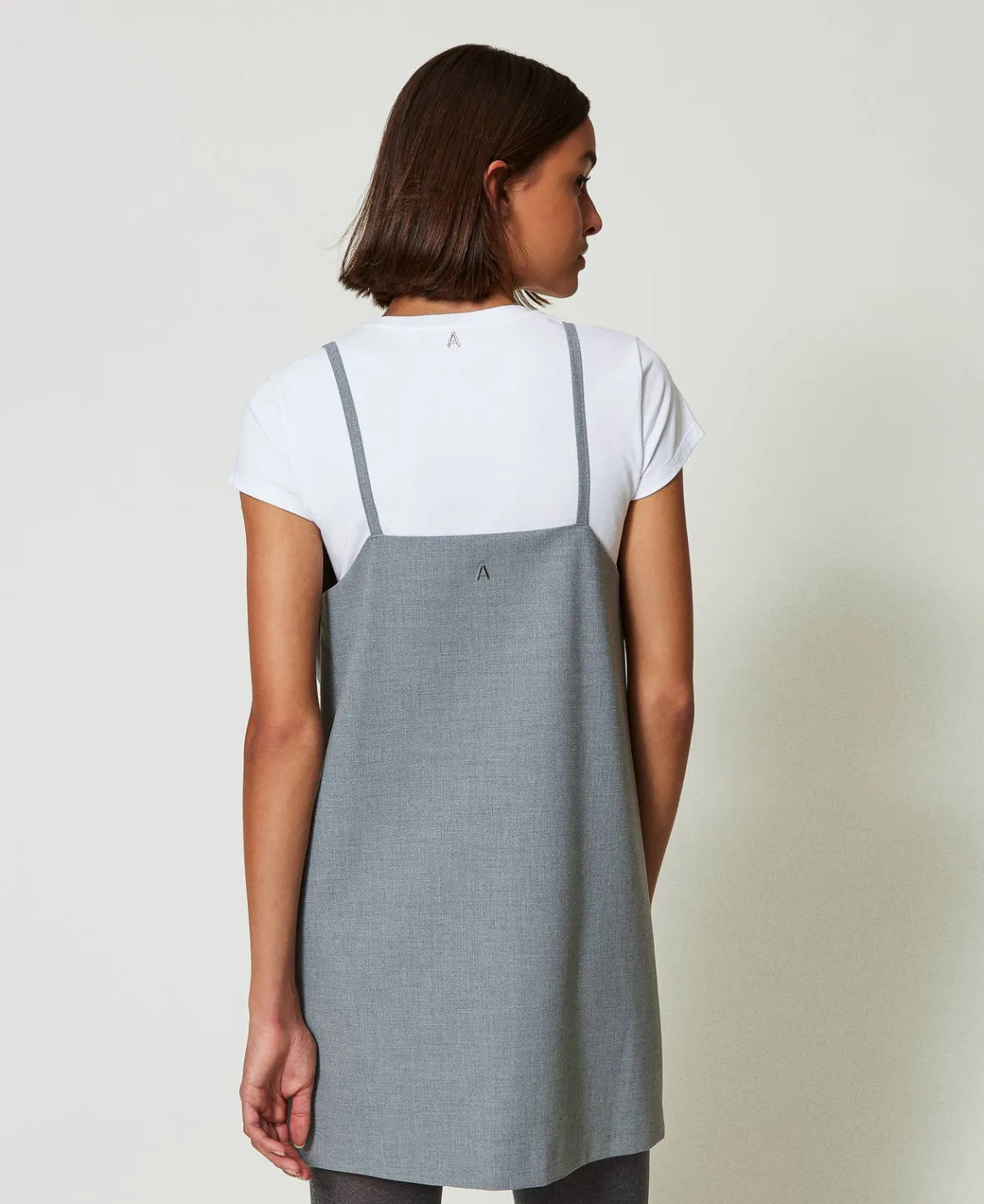 TWINSET Milano Abito Corto Con Ricami E T-shirt | Vestiti Da Cerimonia | Vestiti Corti