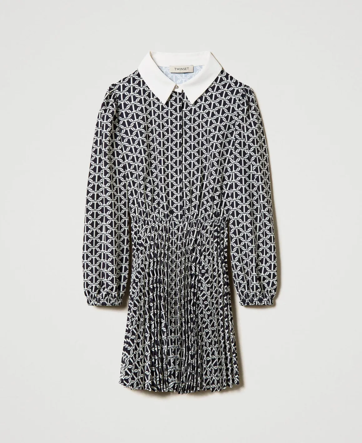TWINSET Milano Abito Corto In Crêpe De Chine Con Stampa | Vestiti