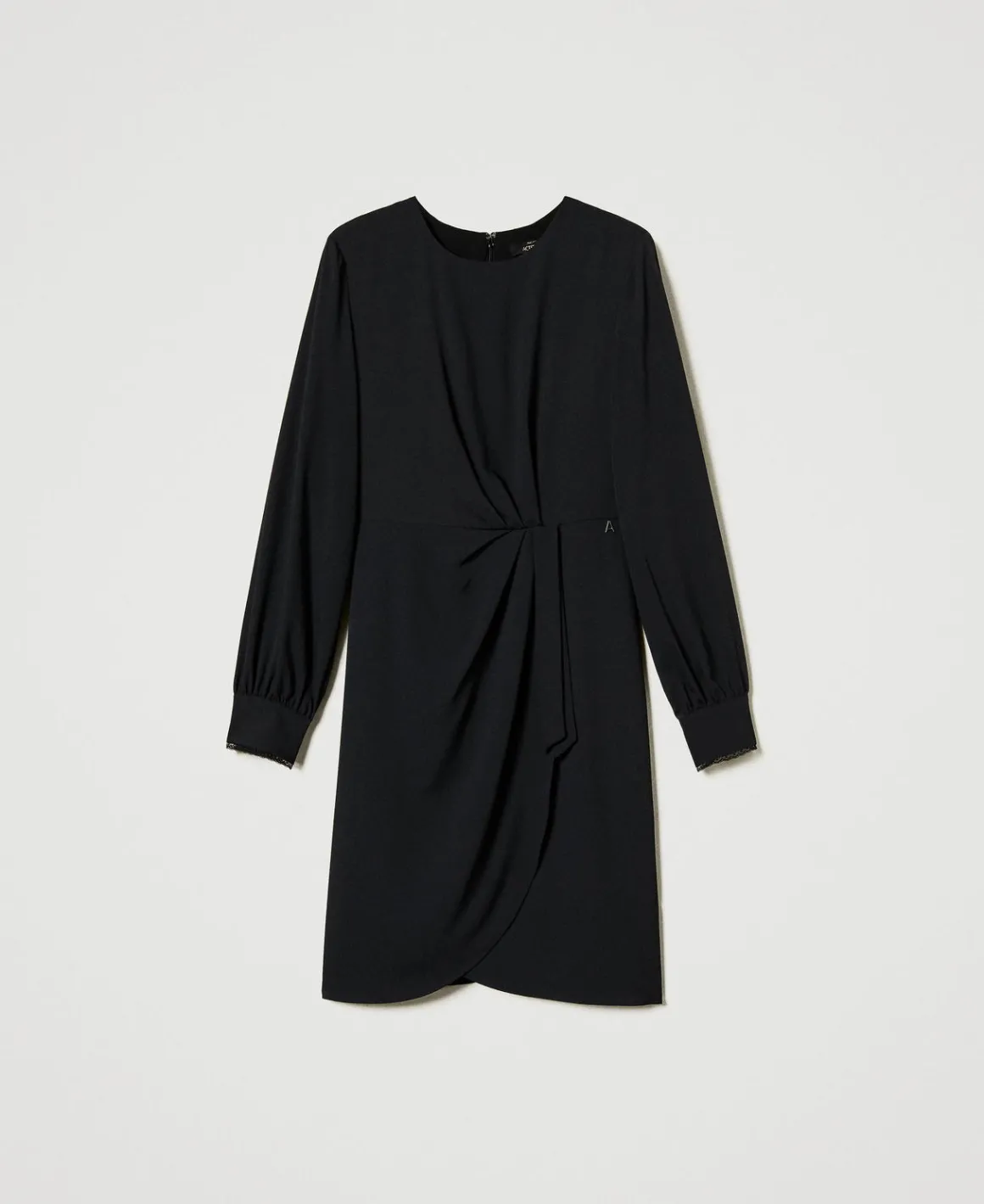 TWINSET Milano Abito Corto In Crêpe De Chine Riciclato | Vestiti Da Cerimonia | Vestiti Corti