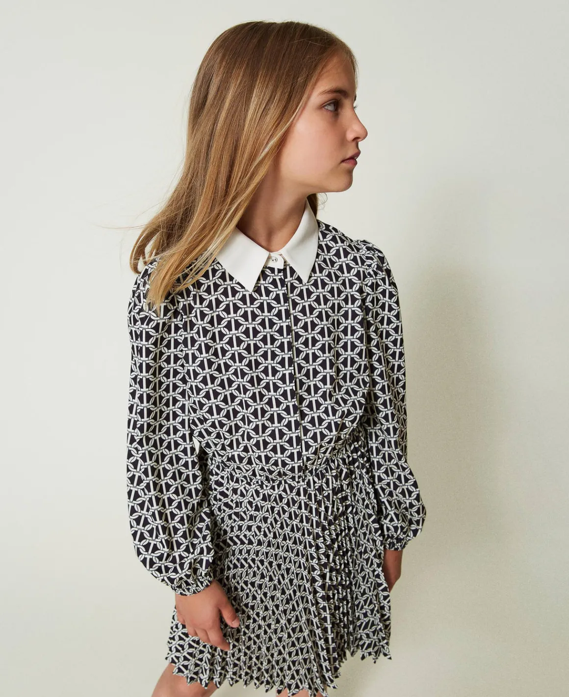 TWINSET Milano Abito Corto In Crêpe De Chine Con Stampa | Vestiti