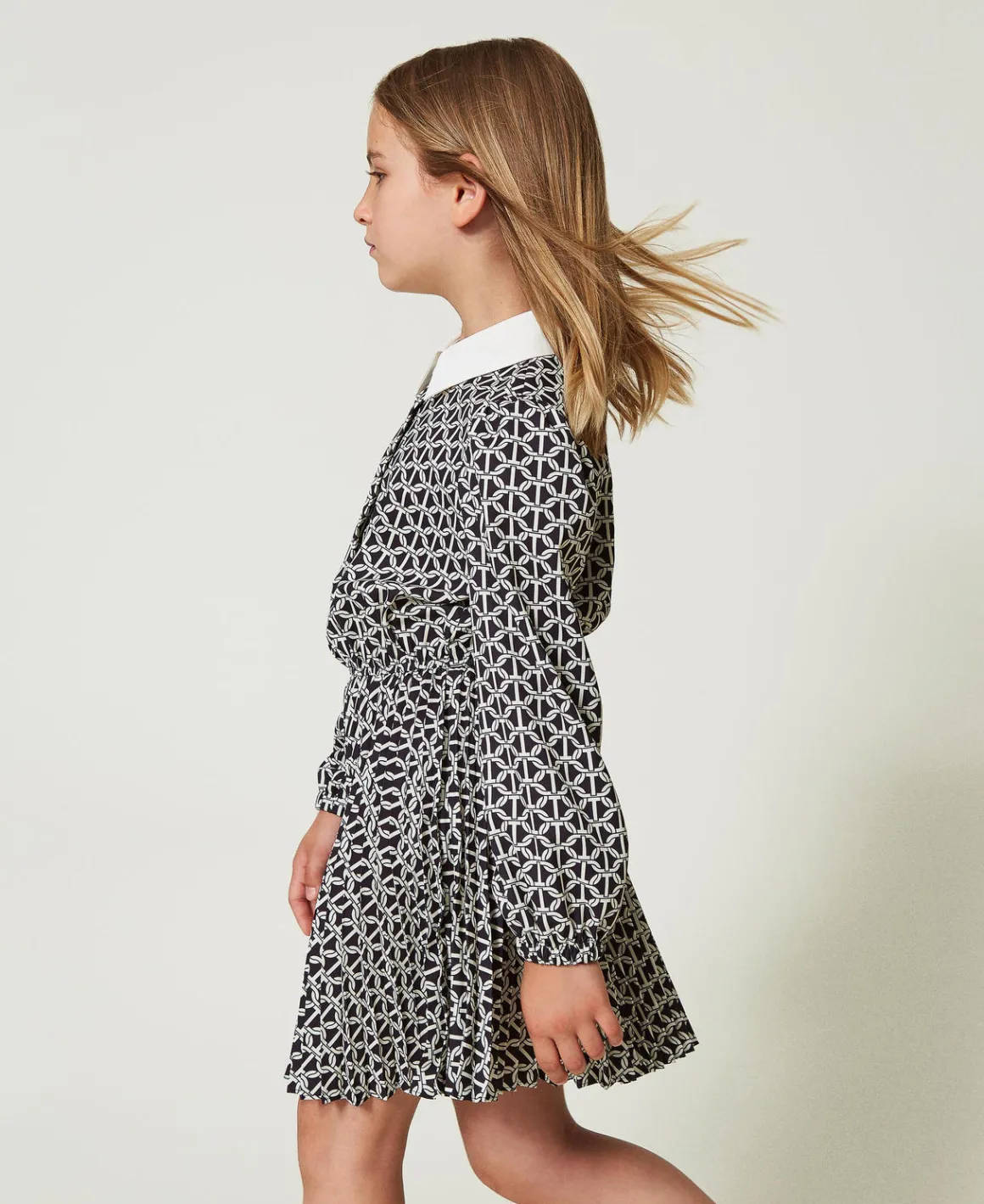 TWINSET Milano Abito Corto In Crêpe De Chine Con Stampa | Vestiti