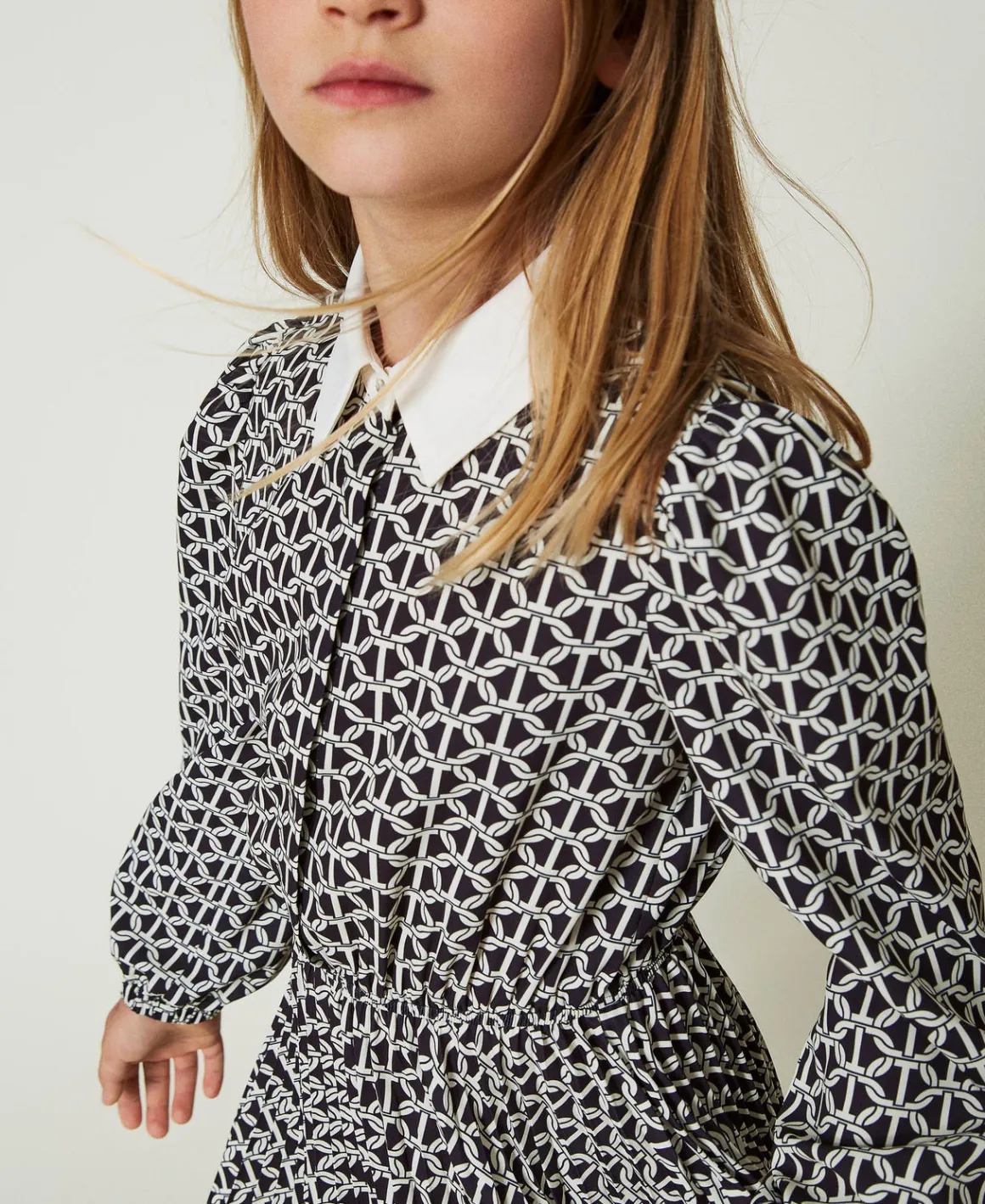 TWINSET Milano Abito Corto In Crêpe De Chine Con Stampa | Vestiti