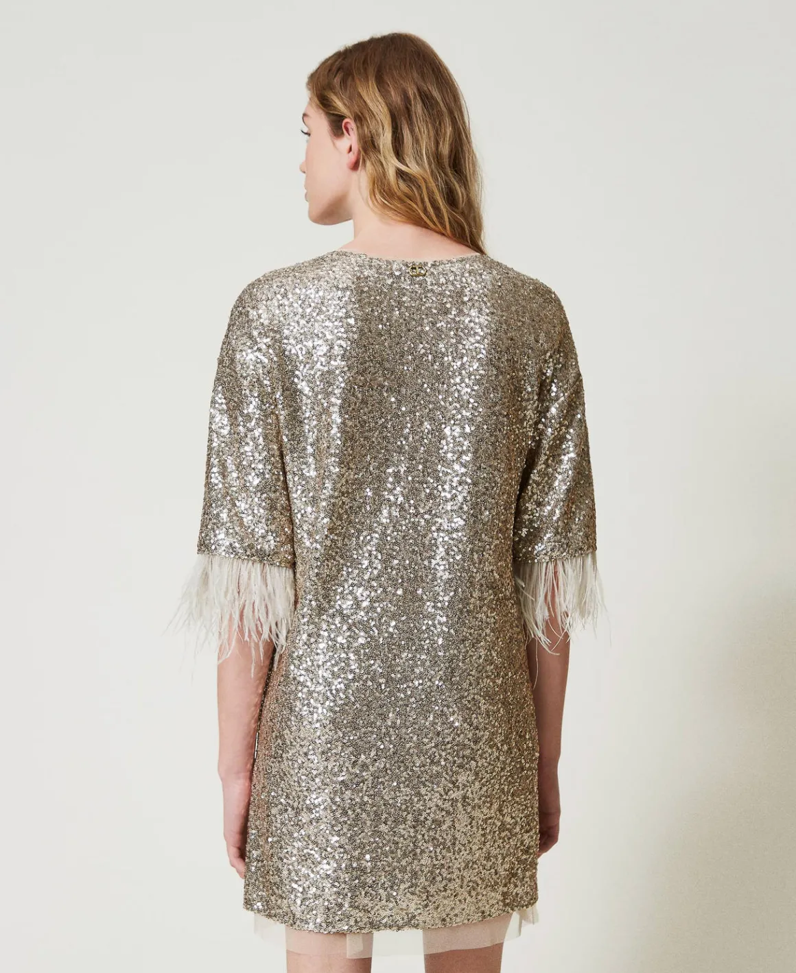 TWINSET Milano Abito Corto In Full Paillettes | Vestiti Da Cerimonia | Vestiti Eleganti