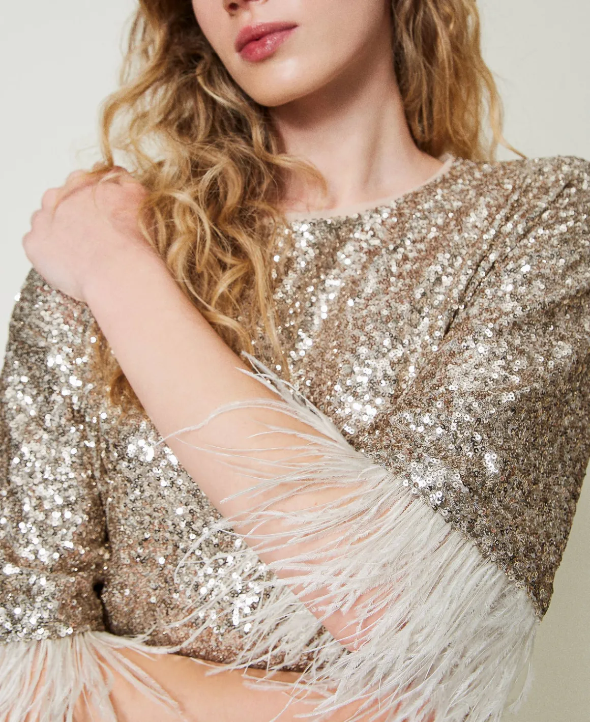TWINSET Milano Abito Corto In Full Paillettes | Vestiti Da Cerimonia | Vestiti Eleganti