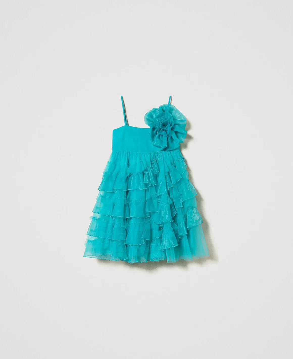 TWINSET Milano Abito Corto In Tulle E Organza | Vestiti Da Cerimonia | Vestiti Eleganti