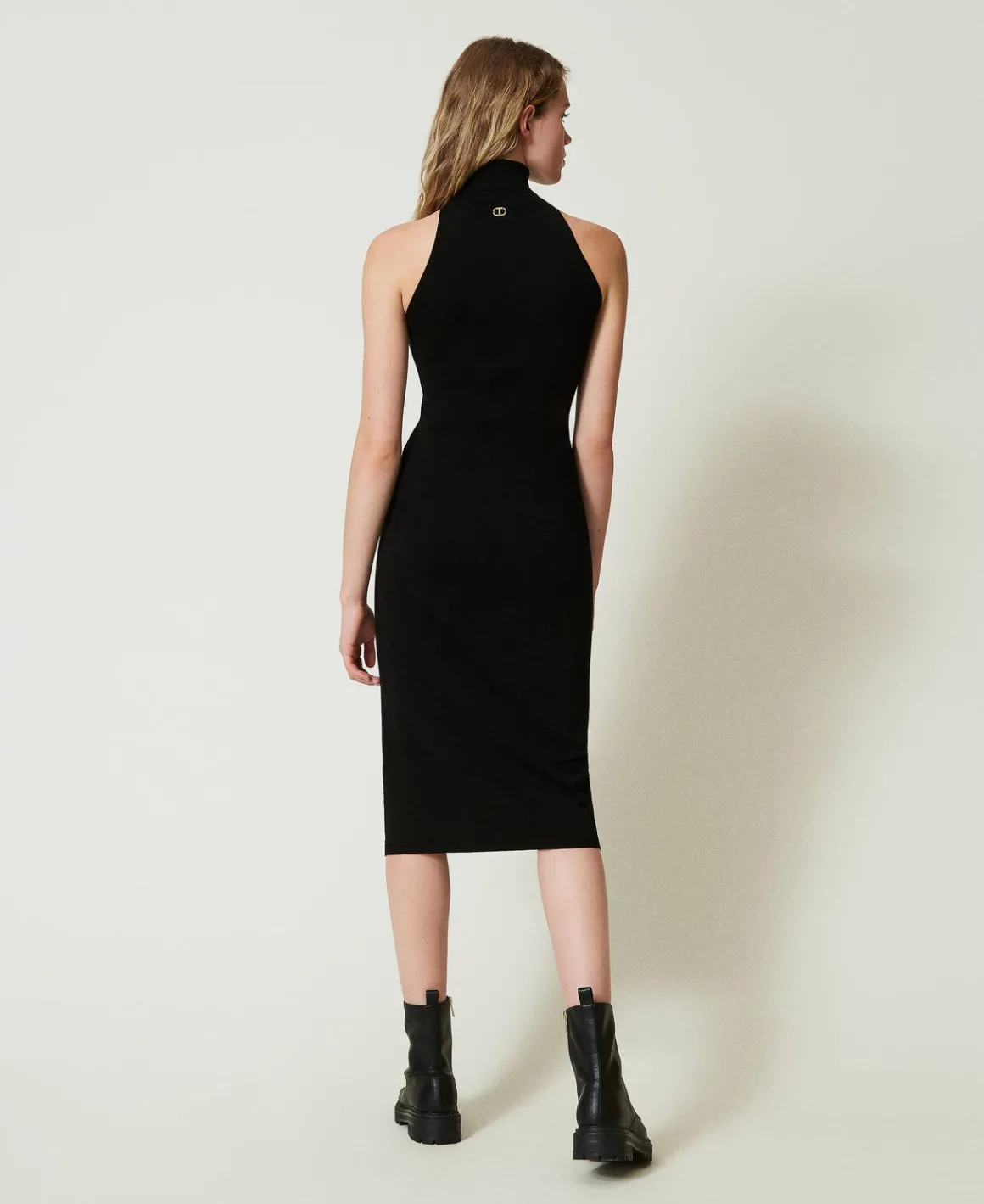 TWINSET Milano Abito Halter Longuette In Maglia | Vestiti Eleganti | Vestiti In Maglia