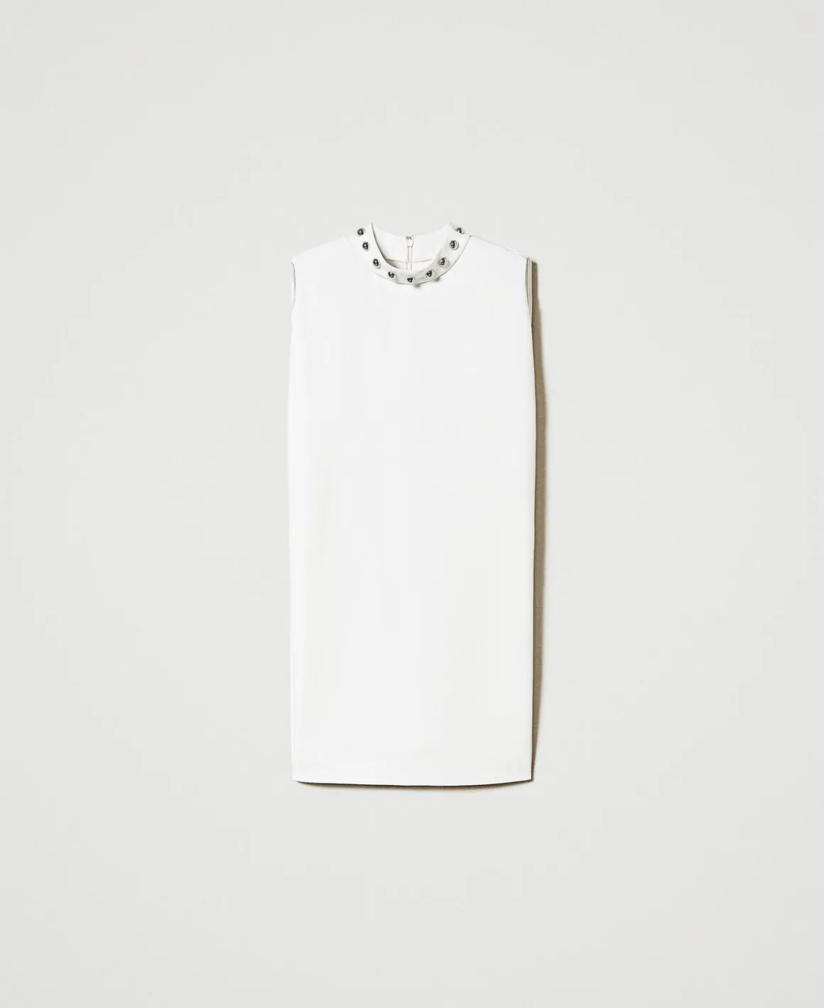 TWINSET Milano Abito In Crêpe Cady Con Perle Metalliche | Vestiti Da Cerimonia | Vestiti Corti