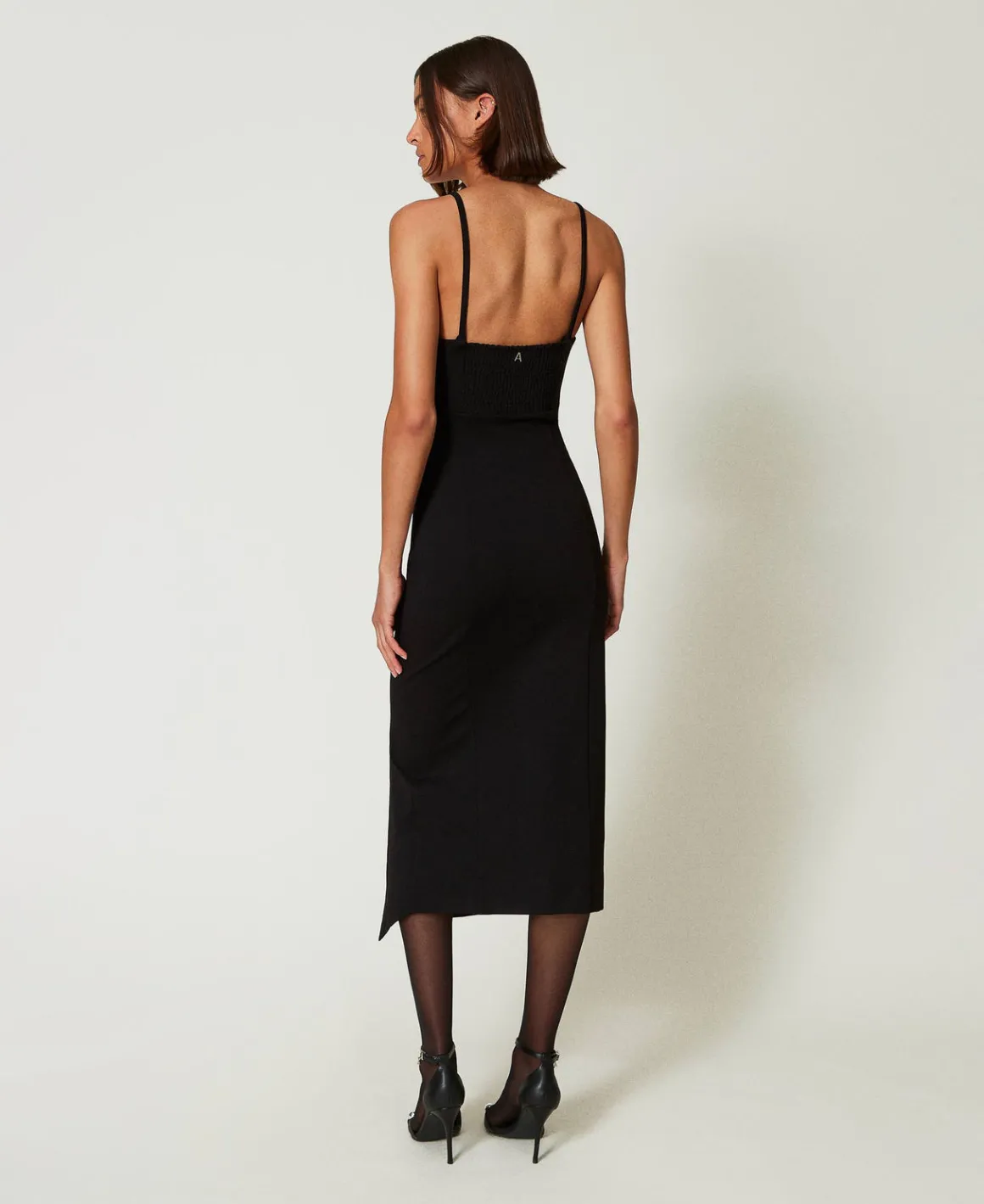 TWINSET Milano Abito Longuette Con Spacco | Vestiti Da Cerimonia | Vestiti Eleganti