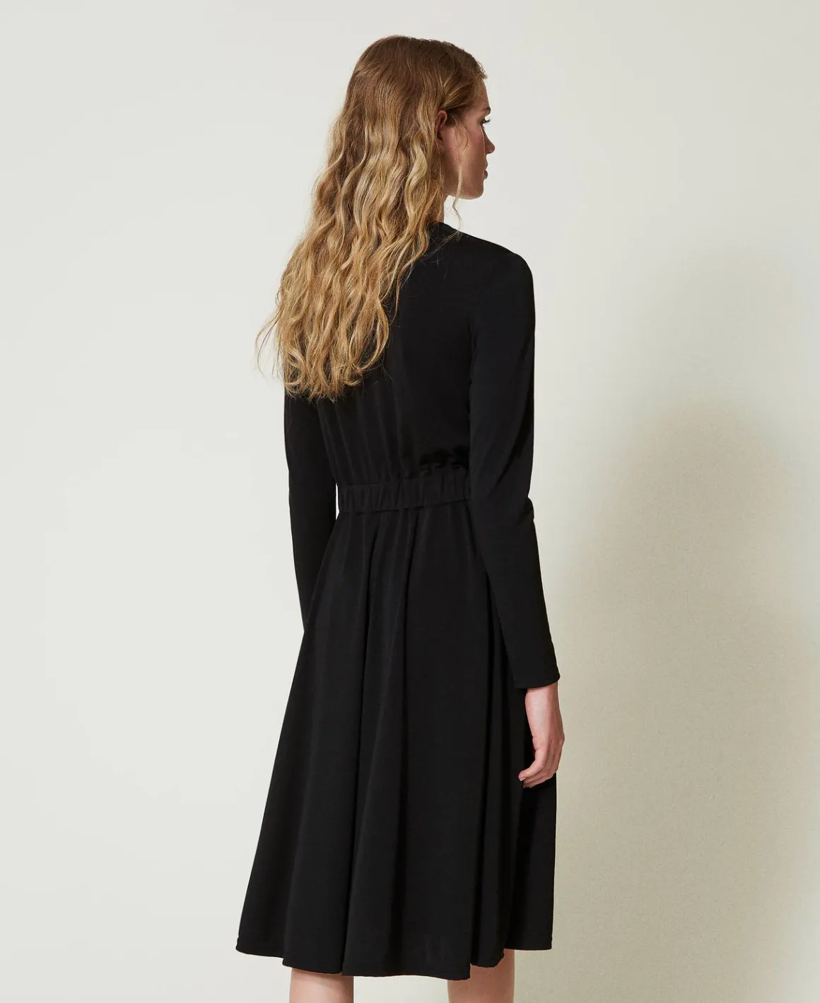 TWINSET Milano Abito Longuette In Jersey Crêpe | Vestiti Longuette