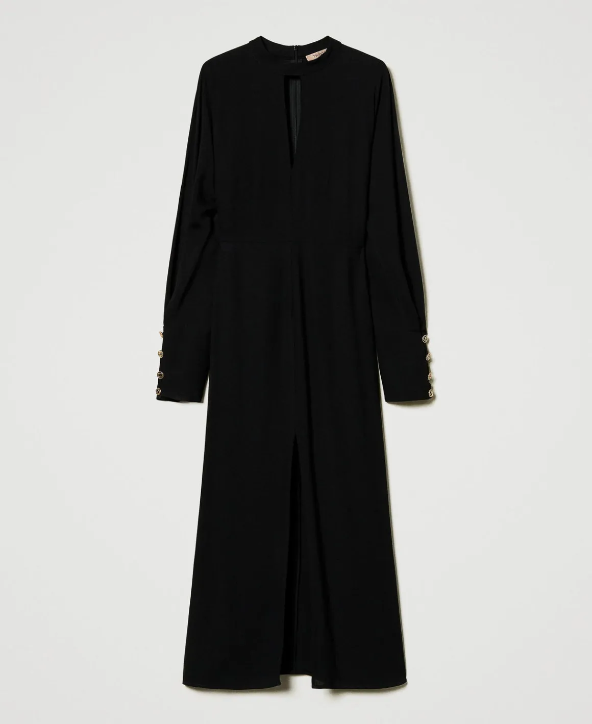 TWINSET Milano Abito Lungo In Crêpe Georgette | Vestiti Lunghi