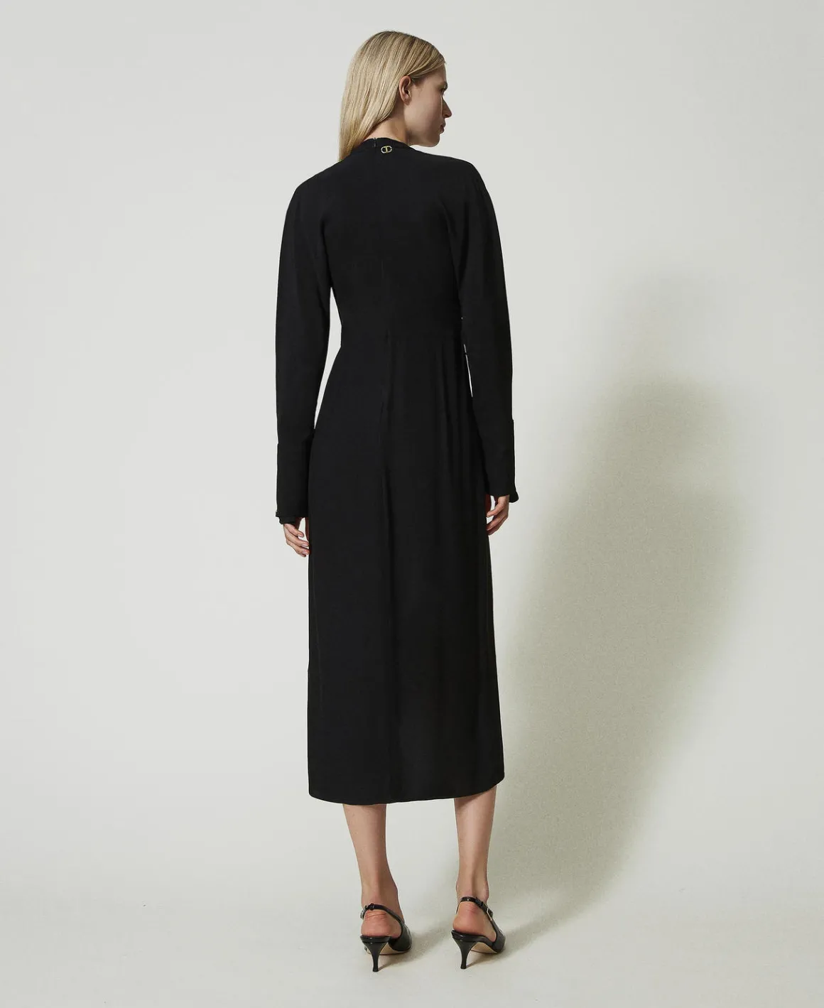 TWINSET Milano Abito Lungo In Crêpe Georgette | Vestiti Lunghi