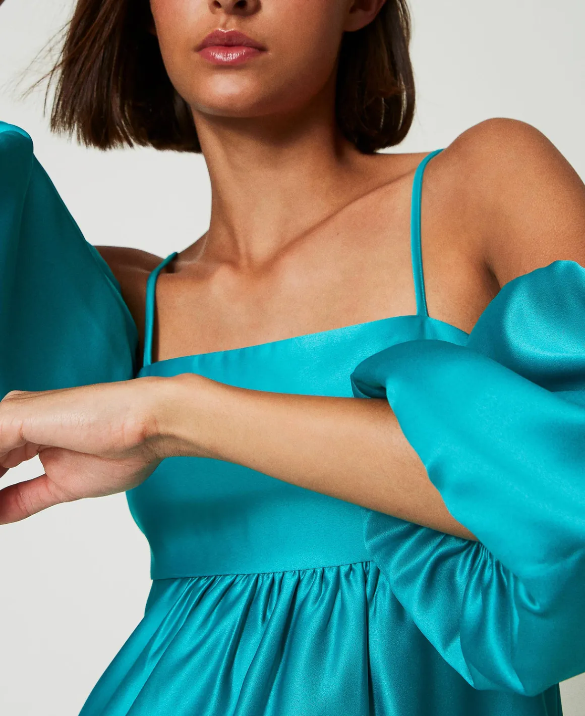 TWINSET Milano Abito Lungo In Duchesse | Vestiti Da Cerimonia | Vestiti Eleganti