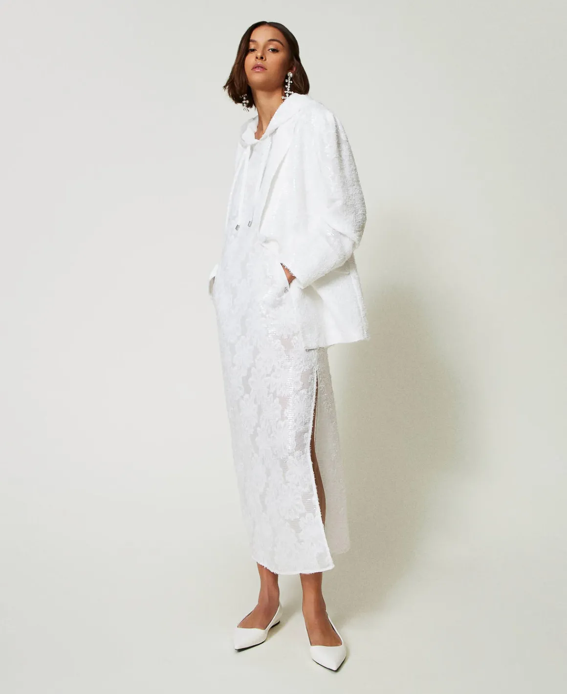 TWINSET Milano Abito Lungo In Full Paillettes | Vestiti Lunghi