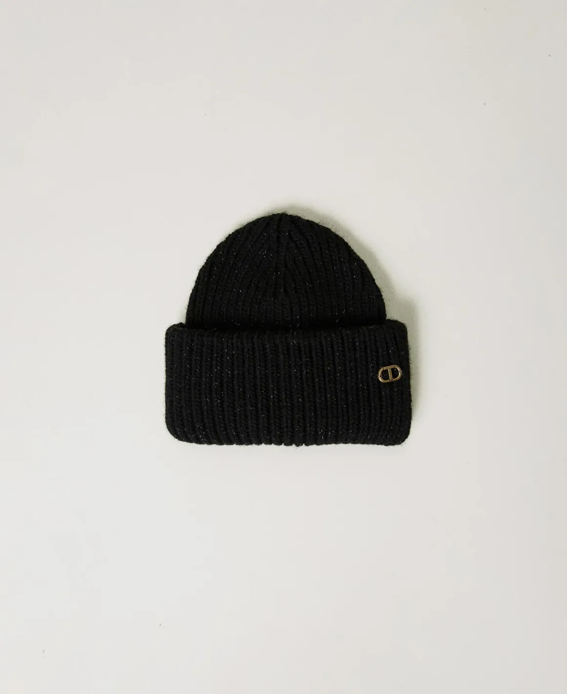 TWINSET Milano Berretto In Maglia A Costine Con Oval T | Cappelli