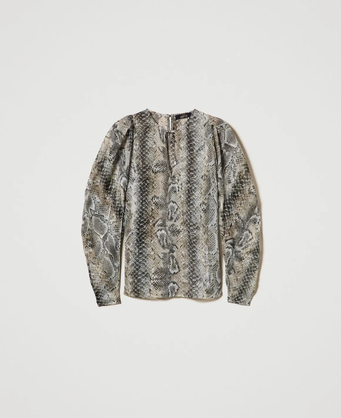 TWINSET Milano Blusa In Creponne Con Stampa Snake | Bluse E Camicie