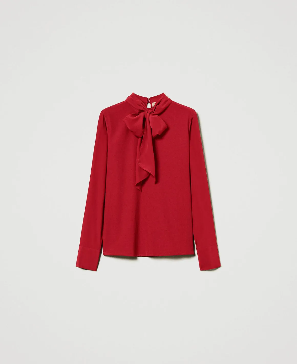 TWINSET Milano Blusa Misto Seta Con Fiocco | Bluse E Camicie