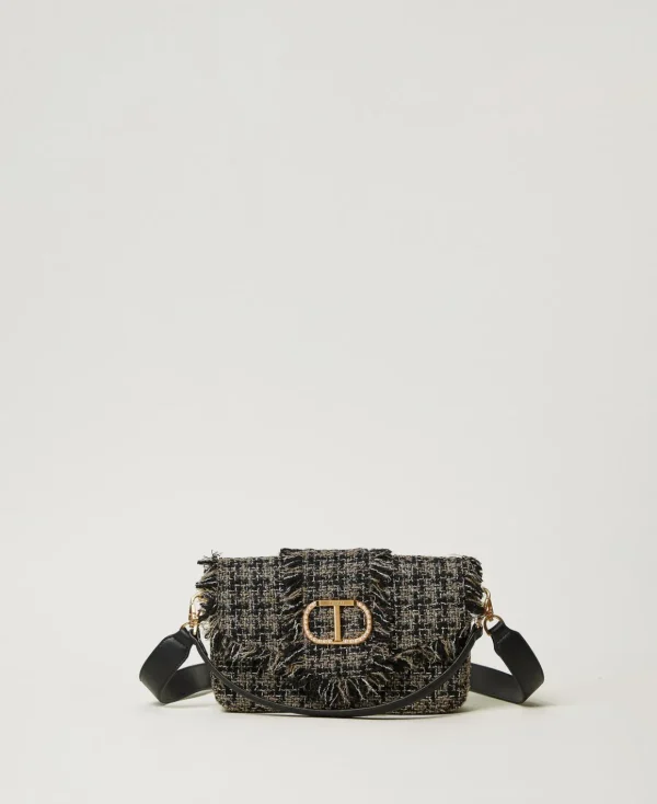 TWINSET Milano Borsa A Tracolla 'Amie' Media In Tweed | Borse A Mano | Borse A Spalla