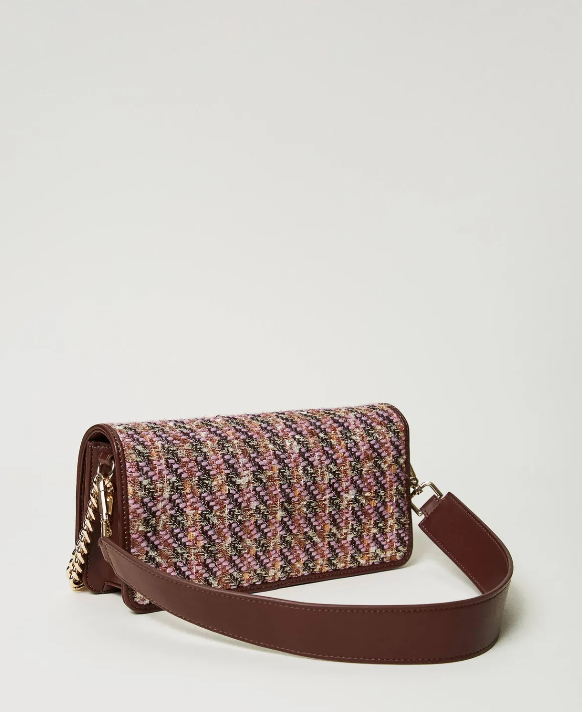 TWINSET Milano Borsa A Tracolla Con Bouclé Multicolor | Borse A Mano | Borse A Spalla