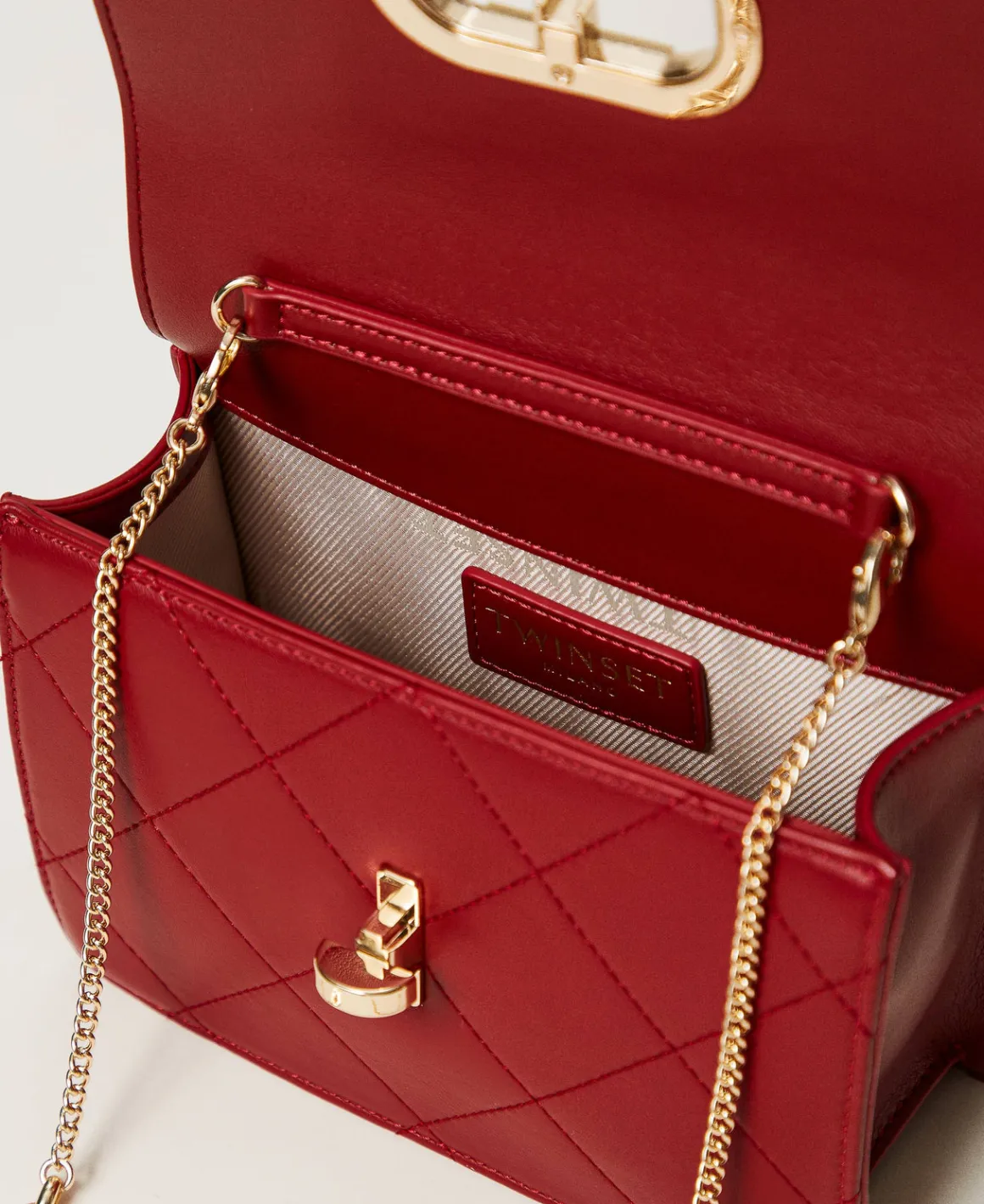 TWINSET Milano Borsa A Tracolla Con Chiusura Oval T | Mini Borse | Borse A Spalla