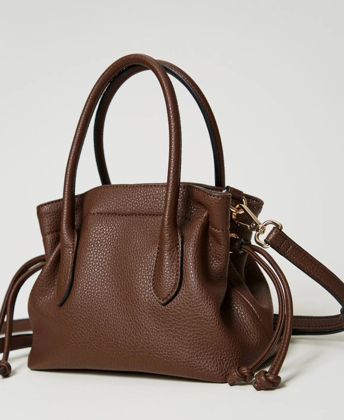 TWINSET Milano Borsa A Tracolla Con Oval T E Coulisse | Borse A Mano | Borse A Spalla
