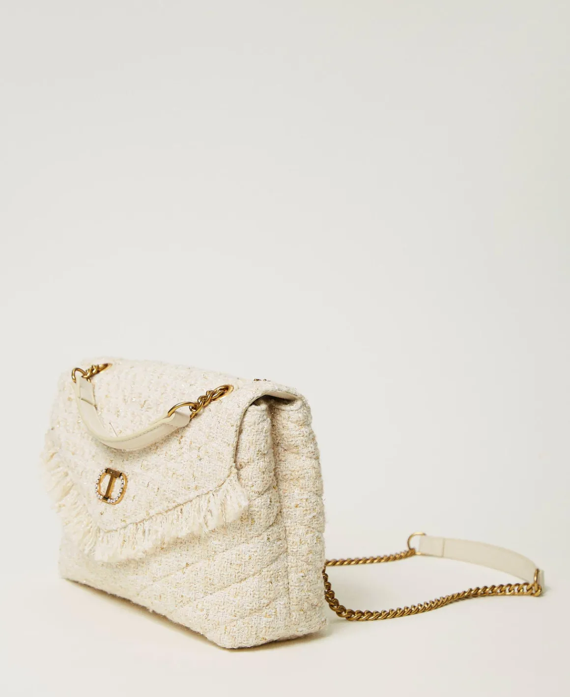 TWINSET Milano Borsa A Tracolla 'Dreamy' Media In Tweed | Borse A Mano | Borse A Tracolla
