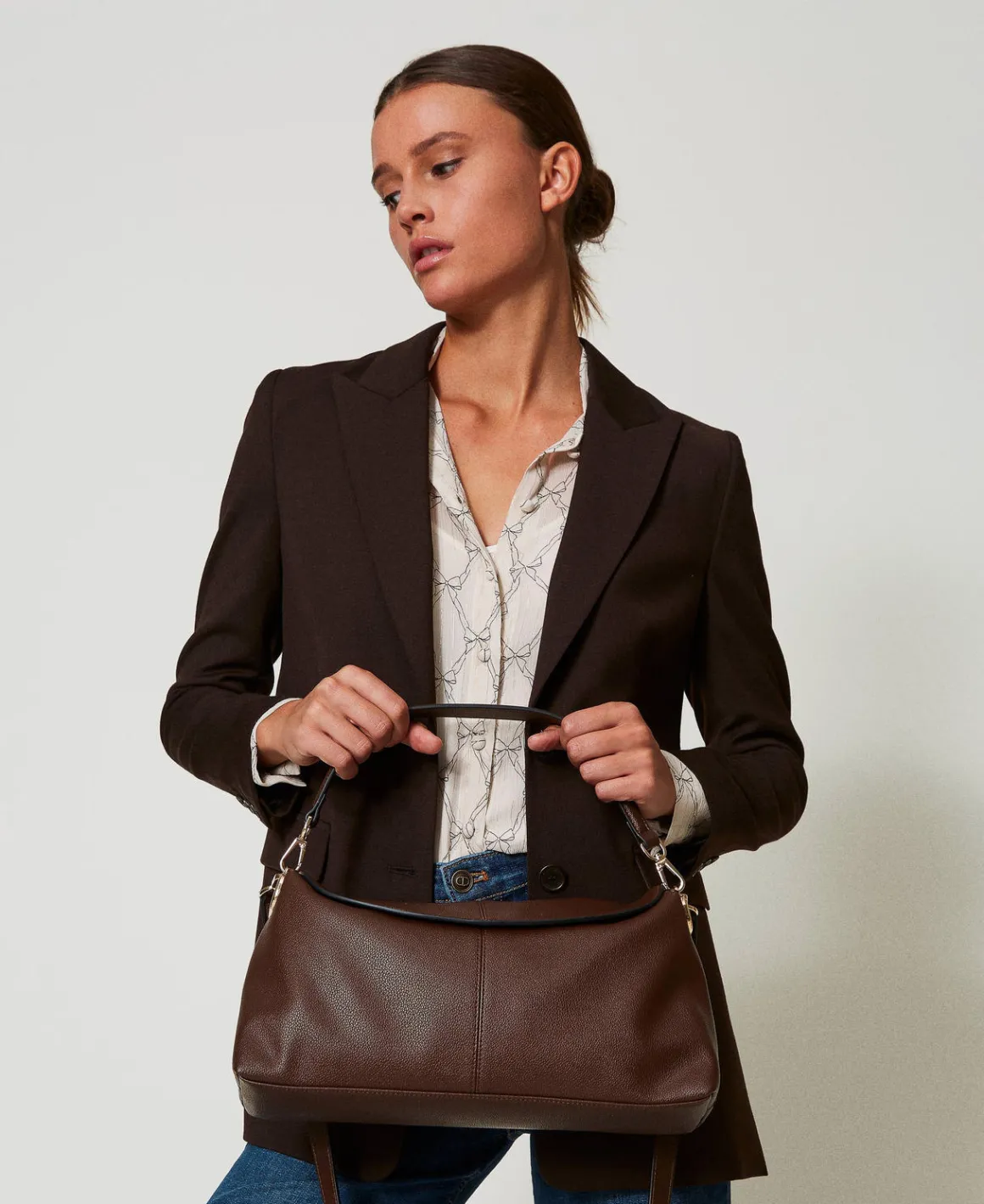 TWINSET Milano Borsa A Tracolla 'Taylor' Con Oval T | Borse A Mano | Borse A Spalla
