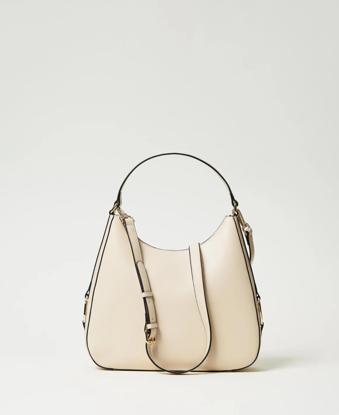 TWINSET Milano Borsa Hobo Con Fibbia Oval T | Borse Hobo | Borse A Mano