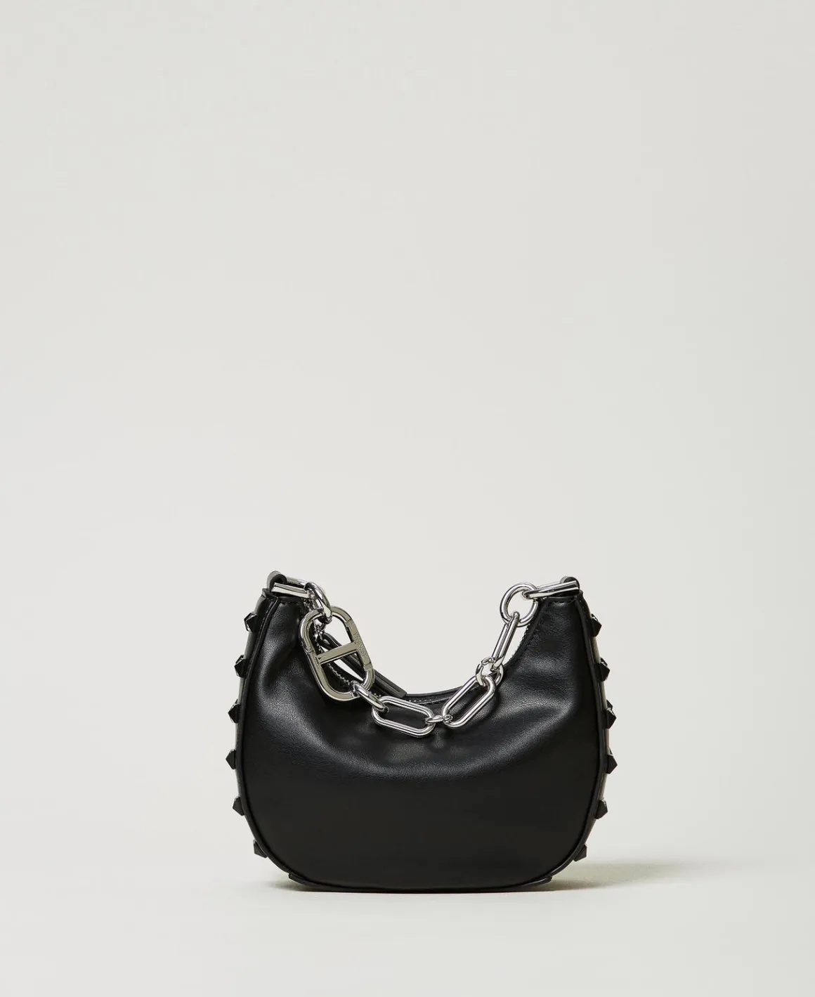 TWINSET Milano Borsa ‘Mini Croissant’ Con Borchie | Mini Borse | Borse Hobo