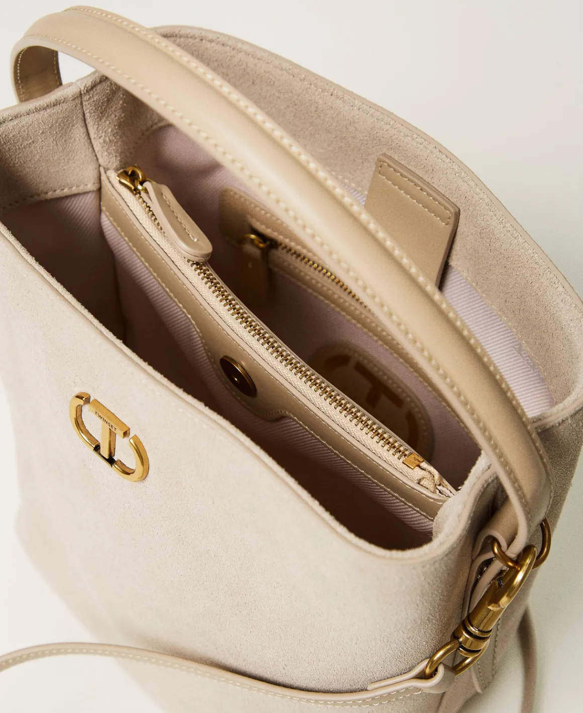 TWINSET Milano Borsa Secchiello ‘Chelsea’ In Pelle | Borse A Mano | Borse A Spalla