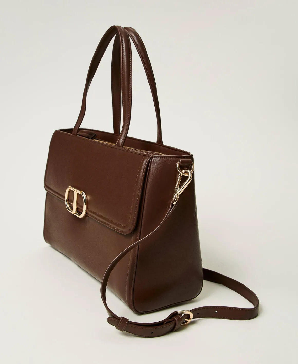 TWINSET Milano Borsa Shopper ‘Brera’ Con Apertura Oval T | Borse Shopping | Borse A Mano