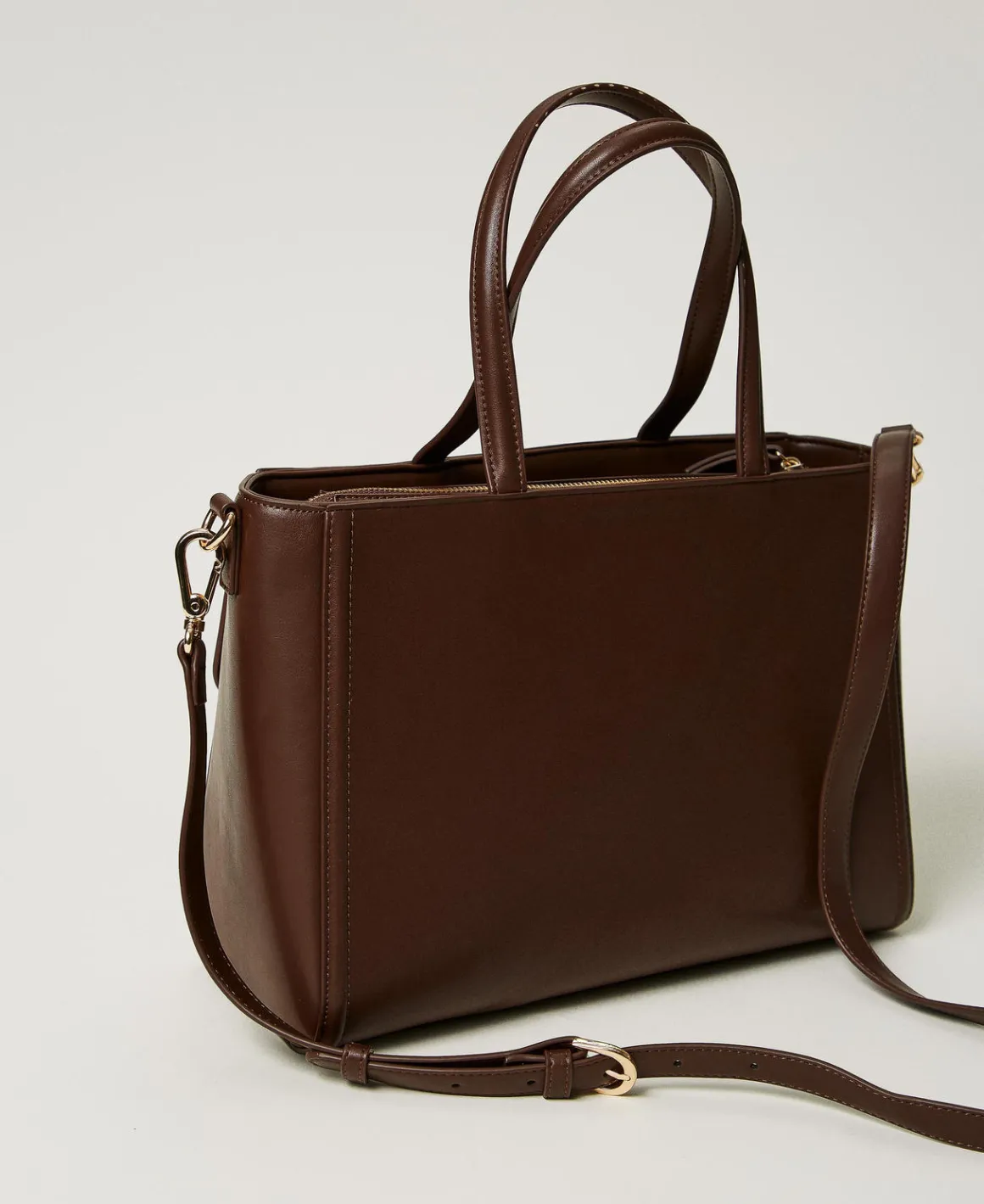 TWINSET Milano Borsa Shopper ‘Brera’ Con Apertura Oval T | Borse Shopping | Borse A Mano