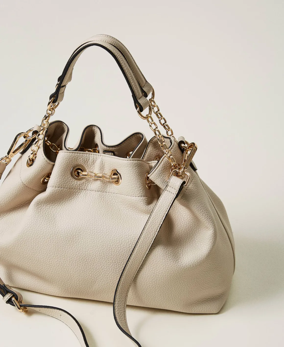 TWINSET Milano Borsa Shopper Con Oval T E Manici Coulisse | Borse Shopping | Borse A Mano
