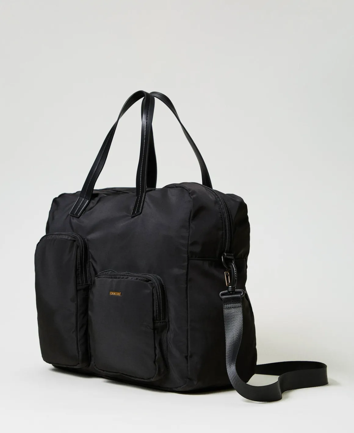 TWINSET Milano Borsa Shopper In Tessuto Tecnico | Borse A Mano | Borse A Spalla