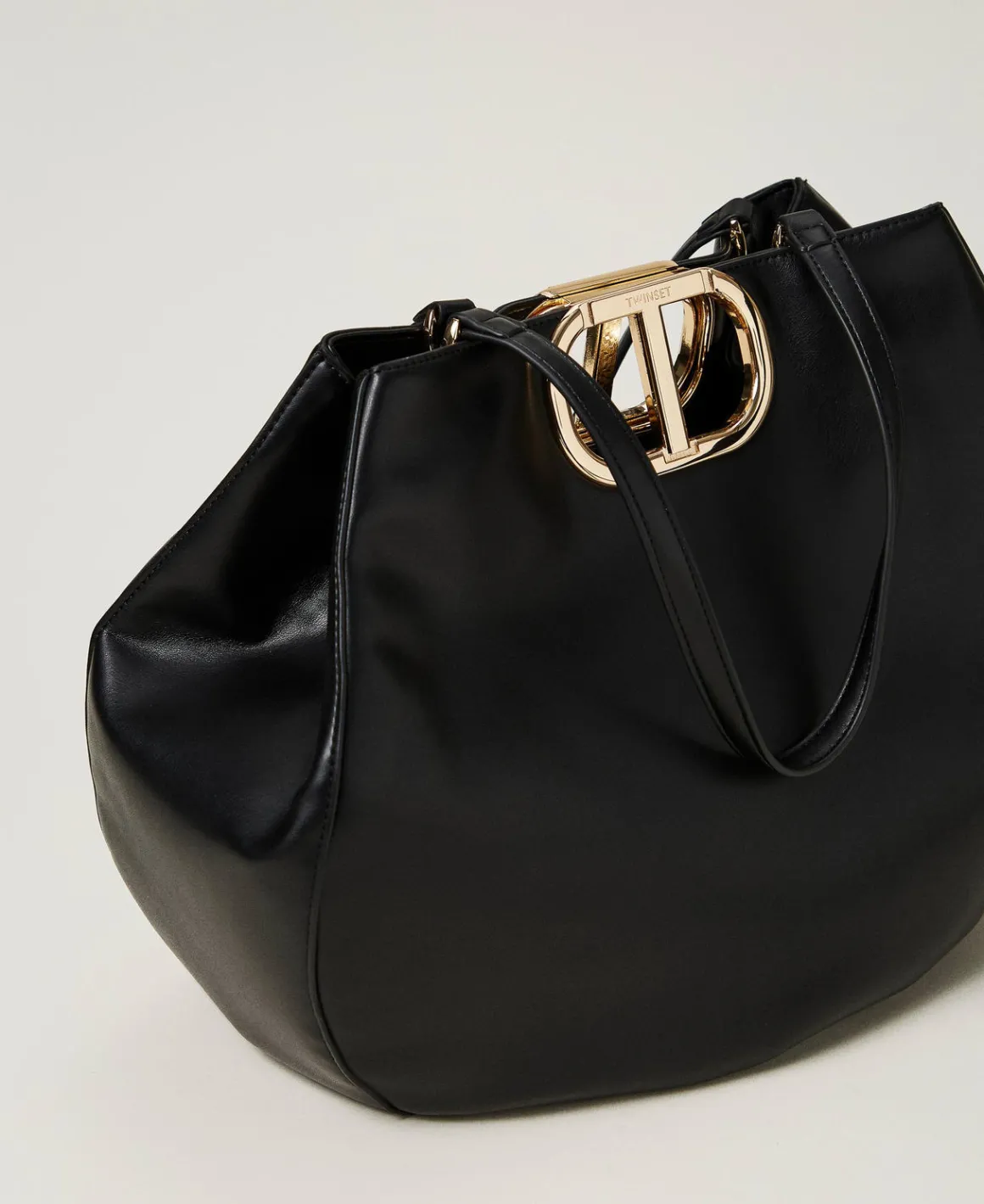 TWINSET Milano Borsa Shopper 'Lila' Con Manico Oval T | Borse Shopping | Borse A Mano