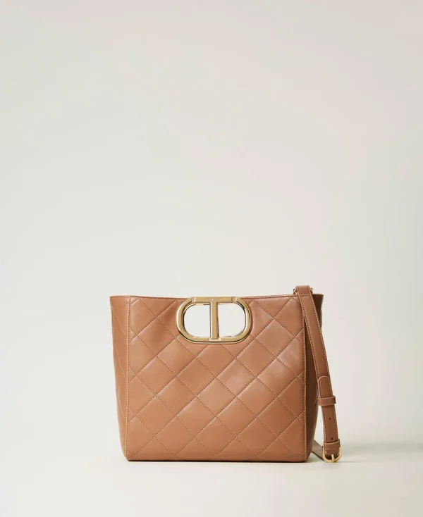 TWINSET Milano Borsa Shopper 'Lila' Trapuntata Con Manico Oval T | Borse Shopping | Borse A Mano
