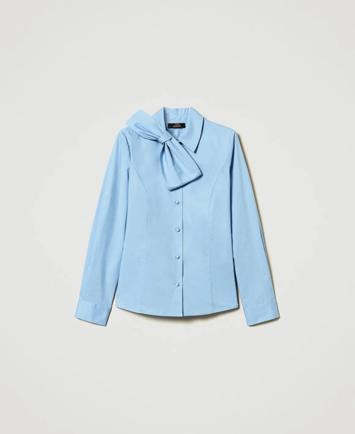 TWINSET Milano Camicia In Popeline Con Fiocco | Bluse E Camicie