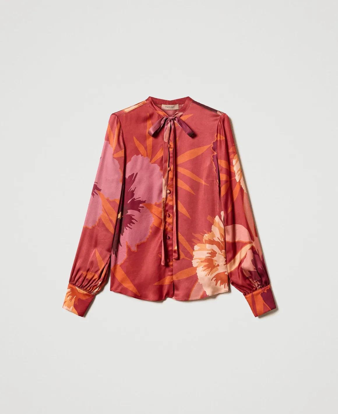 TWINSET Milano Camicia In Raso A Fiori | Bluse E Camicie