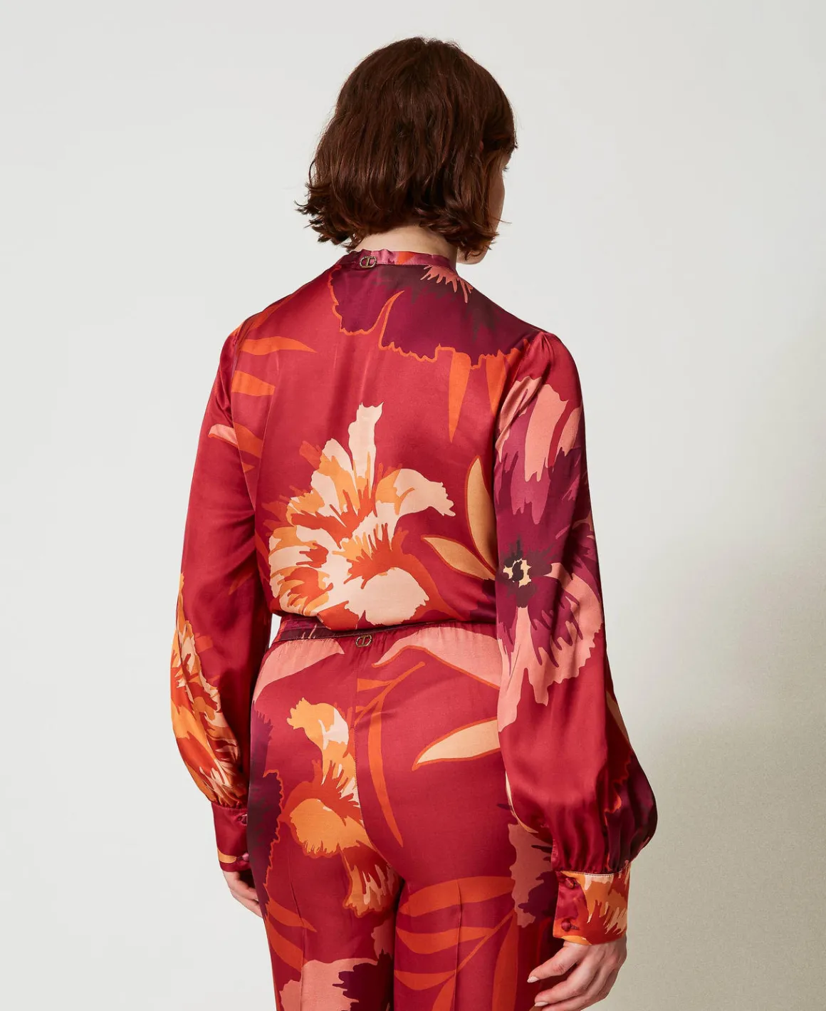 TWINSET Milano Camicia In Raso A Fiori | Bluse E Camicie