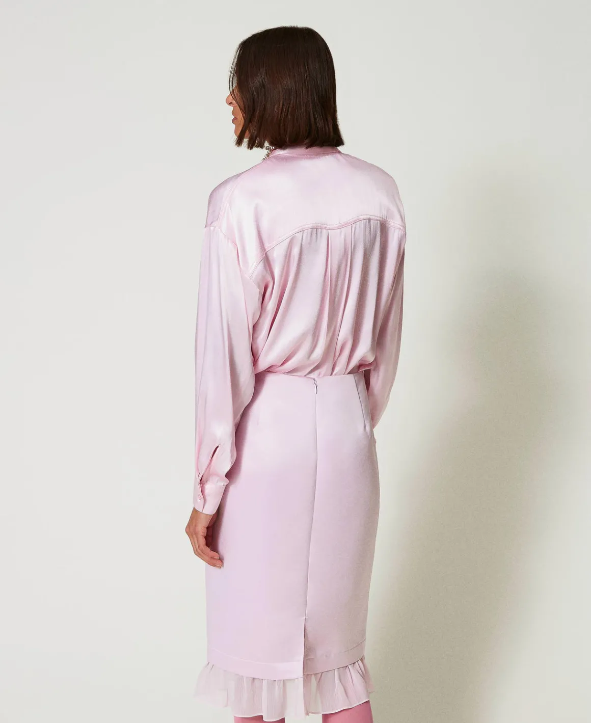 TWINSET Milano Camicia In Raso Martellato | Bluse E Camicie