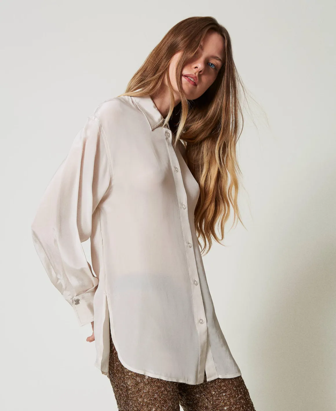 TWINSET Milano Camicia MYFO In Satin | Bluse E Camicie