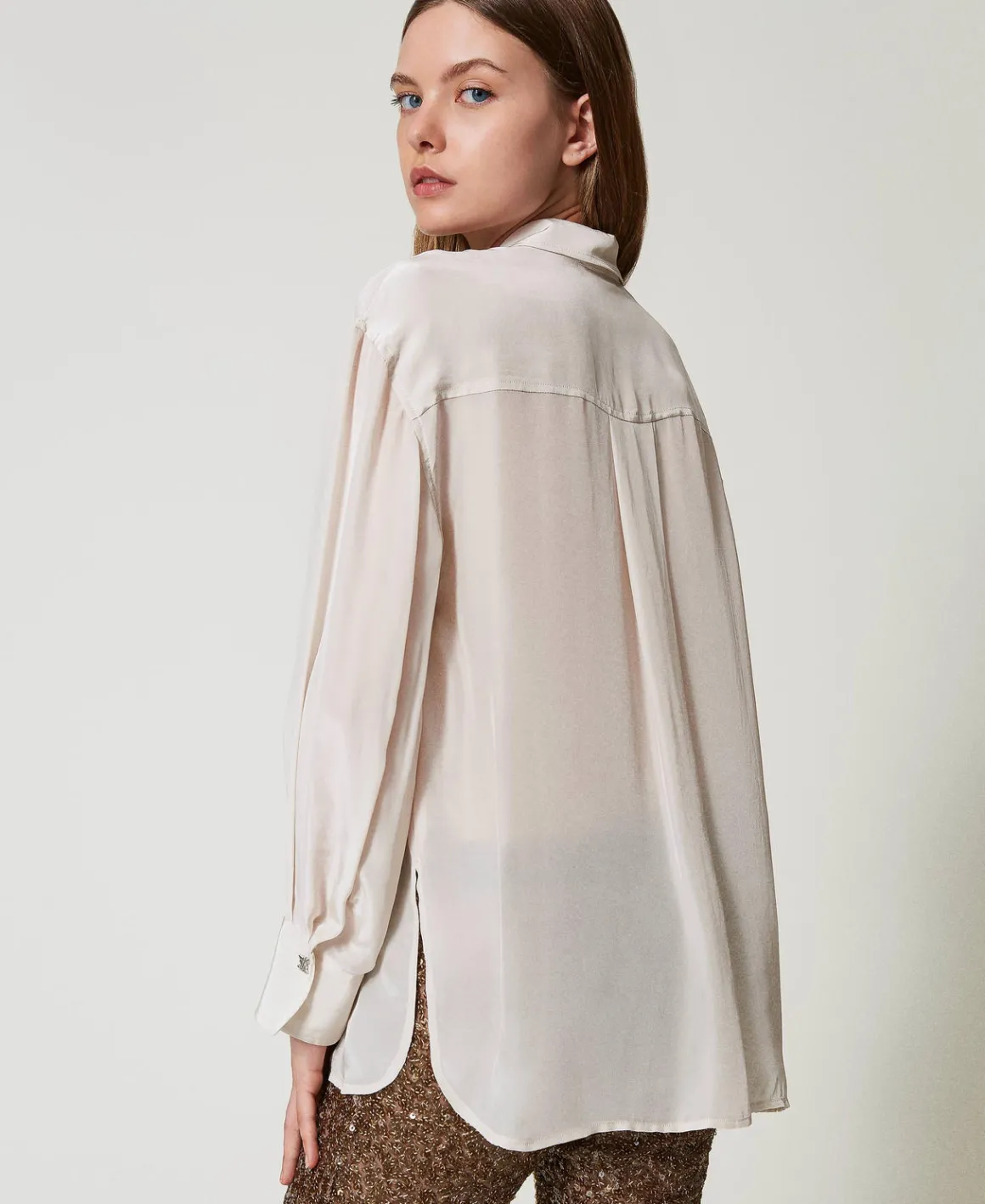 TWINSET Milano Camicia MYFO In Satin | Bluse E Camicie