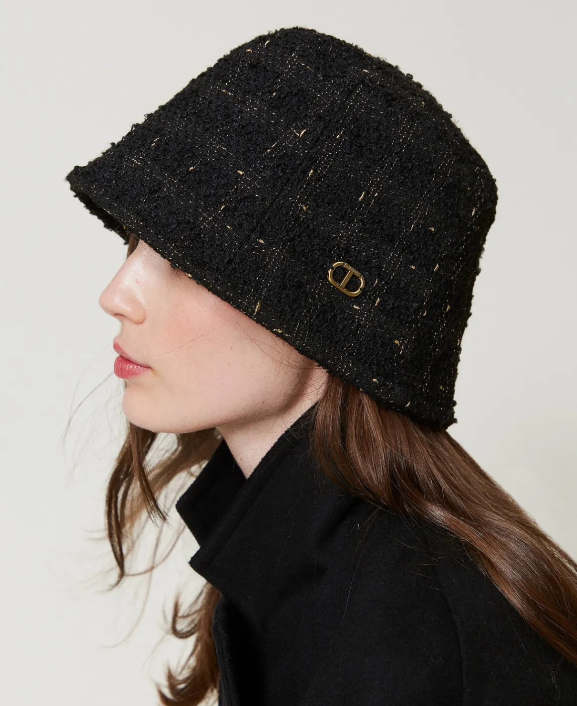 TWINSET Milano Cappello Bucket Bouclé Con Oval T | Cappelli