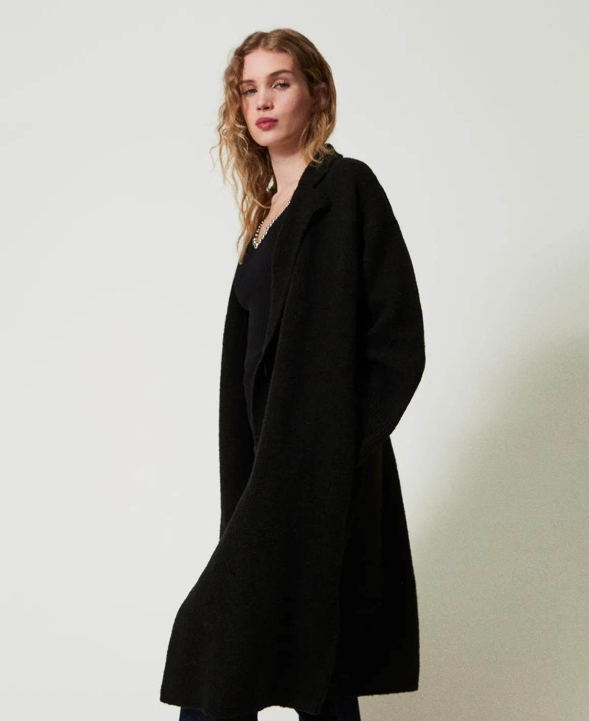 TWINSET Milano Cappotto In Filato Riciclato Bouclé | Cappotti E Trench