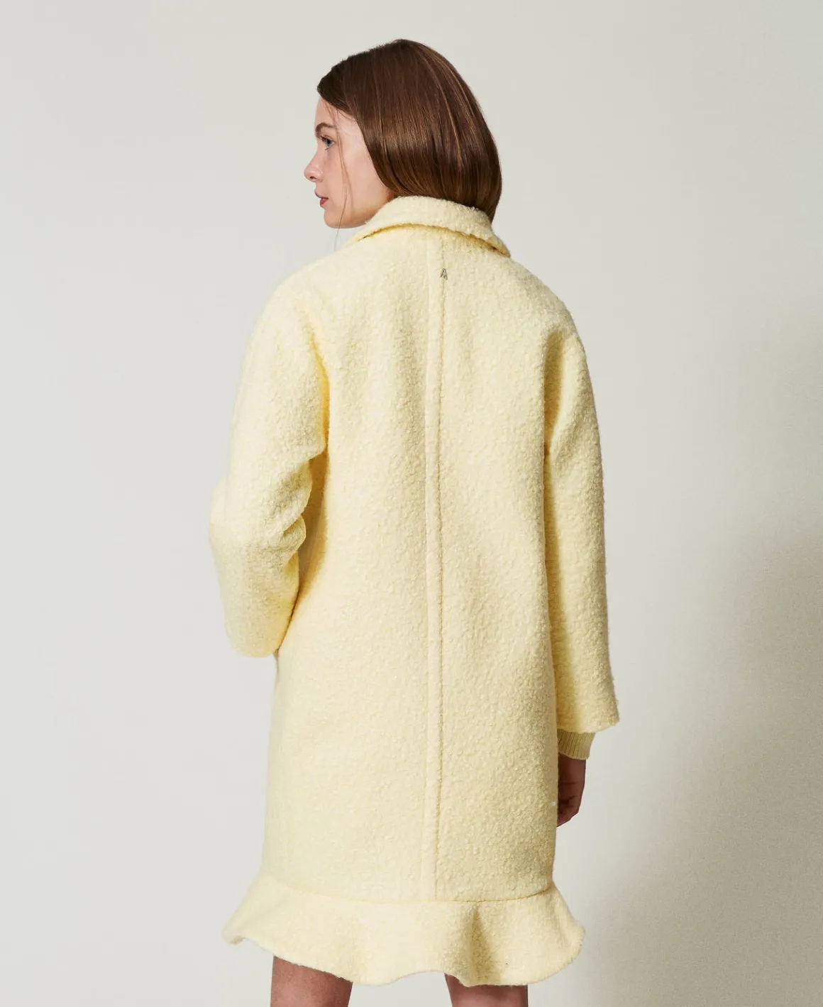 TWINSET Milano Cappotto In Panno Arricciato | Cappotti E Trench