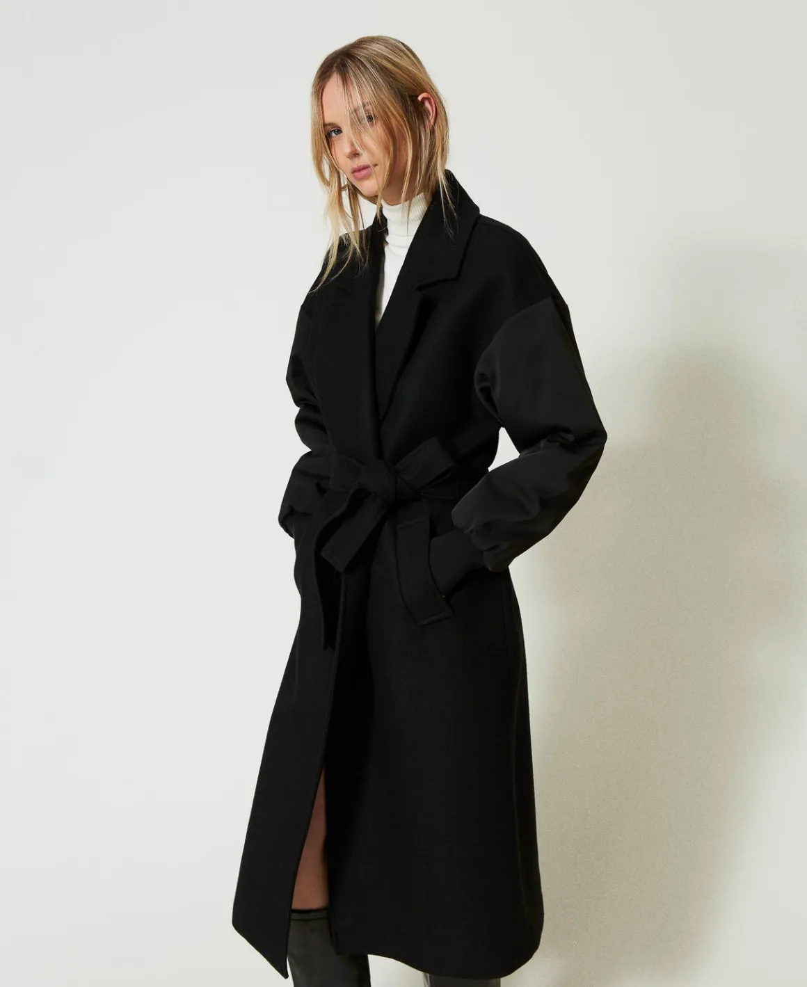 TWINSET Milano Cappotto In Panno Di Misto Lana | Cappotti E Trench