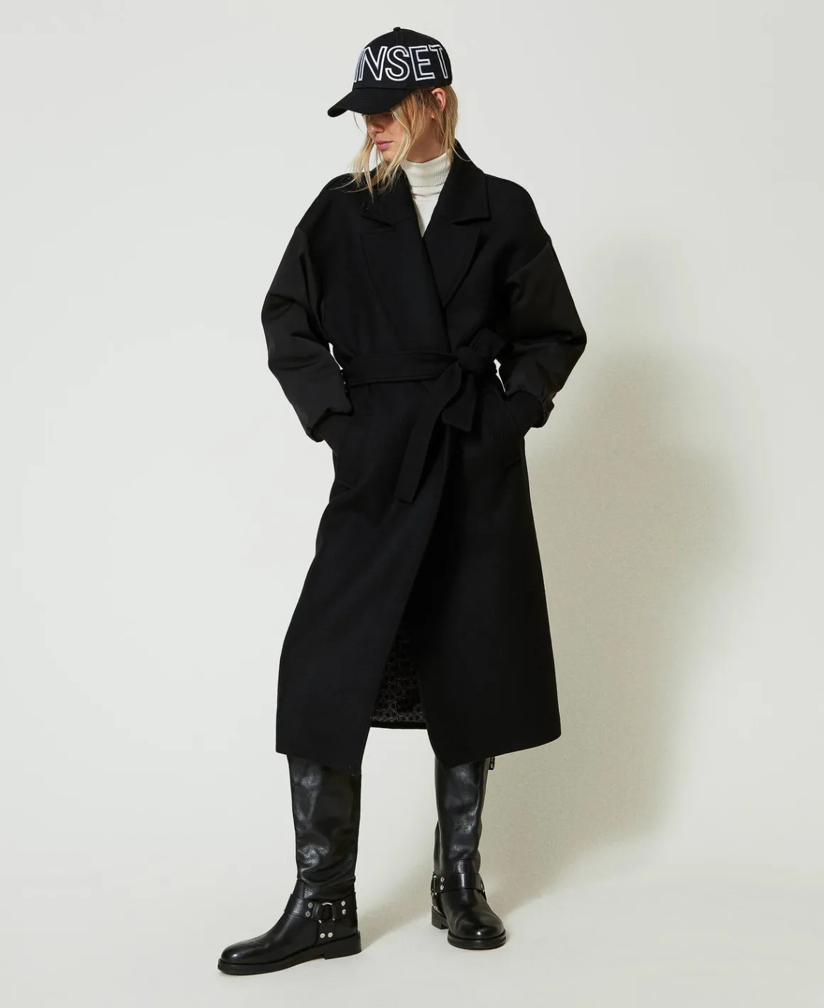TWINSET Milano Cappotto In Panno Di Misto Lana | Cappotti E Trench