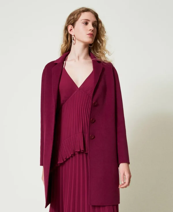 TWINSET Milano Cappotto In Panno Double Misto Lana | Cappotti E Trench