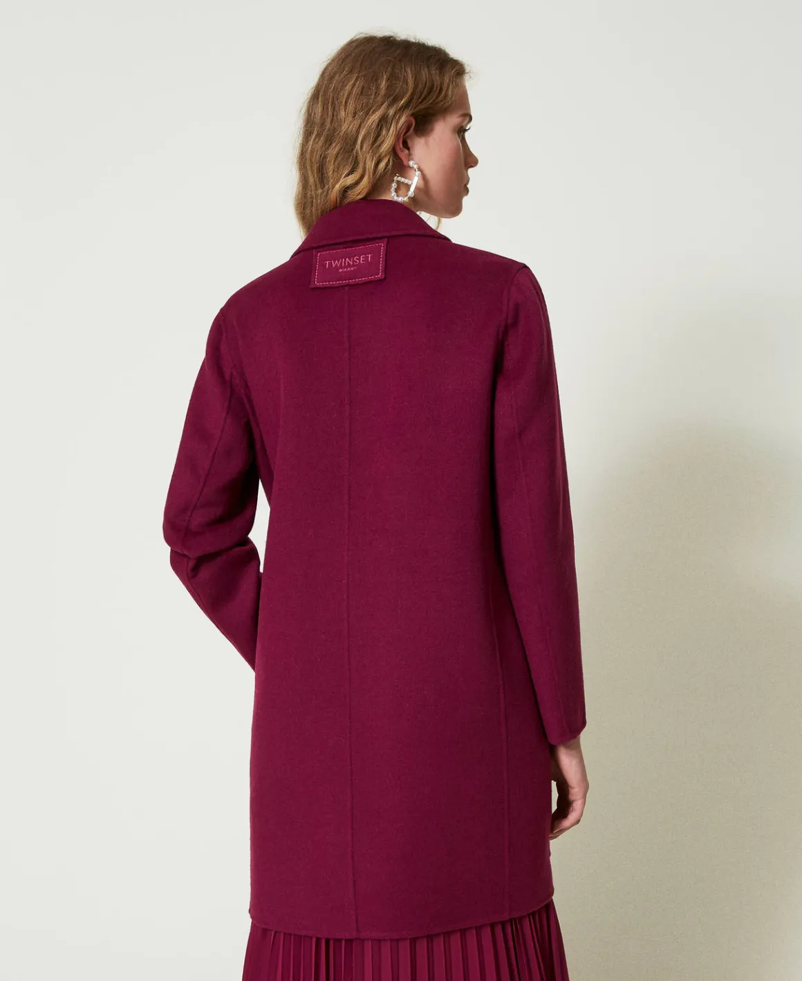 TWINSET Milano Cappotto In Panno Double Misto Lana | Cappotti E Trench