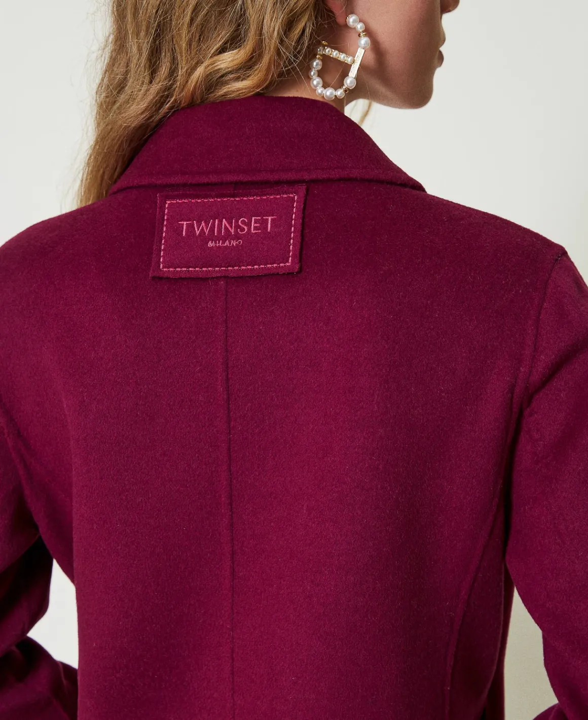 TWINSET Milano Cappotto In Panno Double Misto Lana | Cappotti E Trench